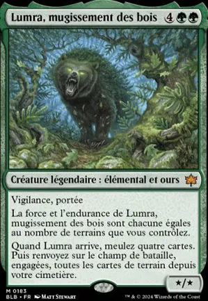 Lumra, mugissement des bois