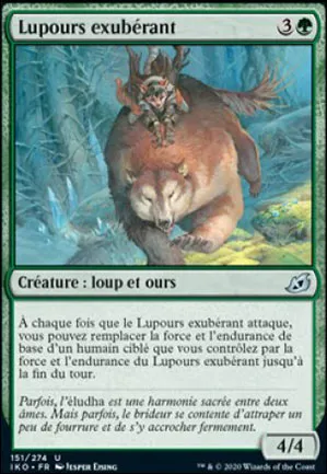 Lupours exubérant