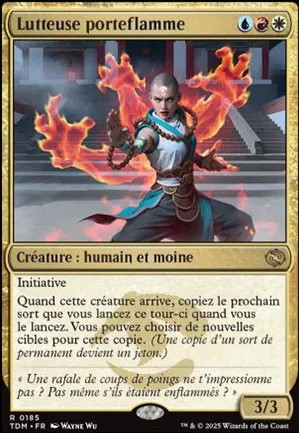 Lutteuse porteflamme