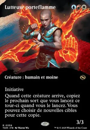 Lutteuse porteflamme