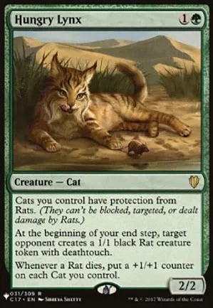 Lynx affamé