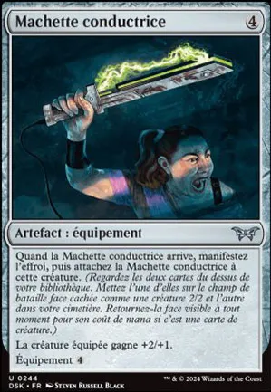 Machette conductrice