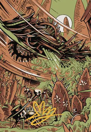 Machine à contagion - Illustration