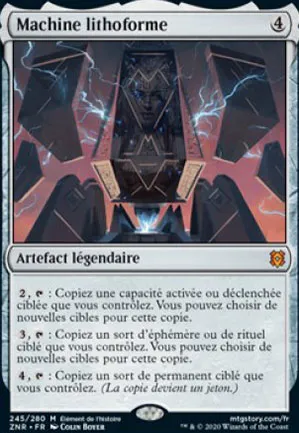 Machine lithoforme