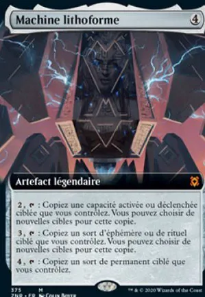 Machine lithoforme