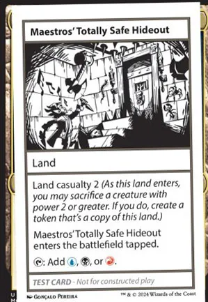 Maestros' Totally Safe Hideout