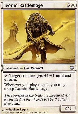 Mage de bataille léonin
