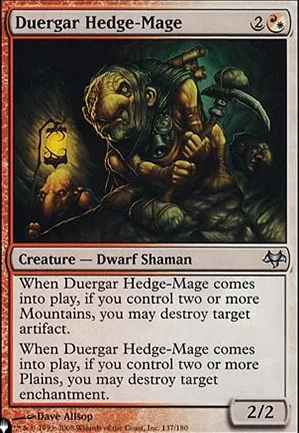 Mage des haies duergar