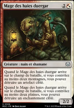 Mage des haies duergar
