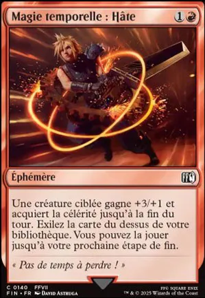 Magie temporelle : Hâte
