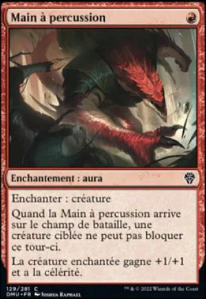 Main à percussion
