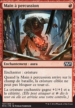 Main à percussion