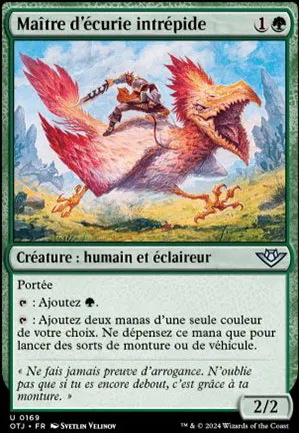 Maître d'écurie intrépide