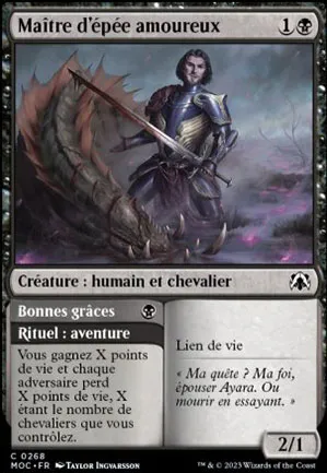 Maître d'épée amoureux // Bonnes grâces