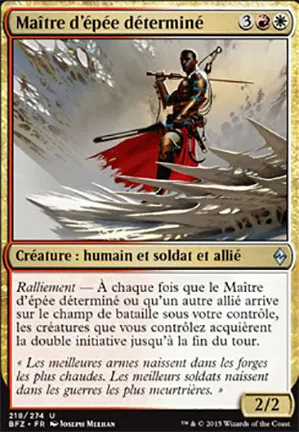 Maître d'épée déterminé