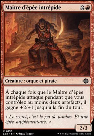 Maître d'épée intrépide