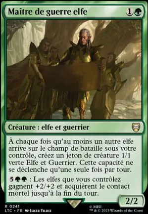 Maître de guerre elfe