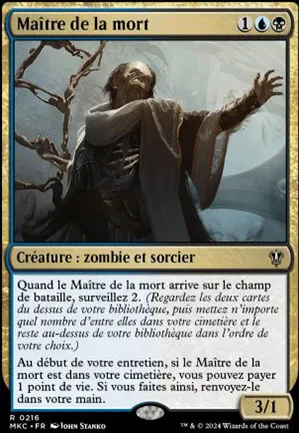 Maître de la mort