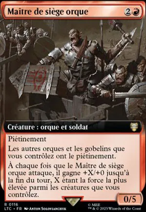 Maître de siège orque