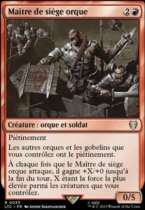 Maître de siège orque
