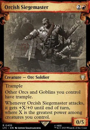 Maître de siège orque