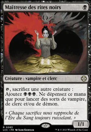 Maîtresse des rites noirs