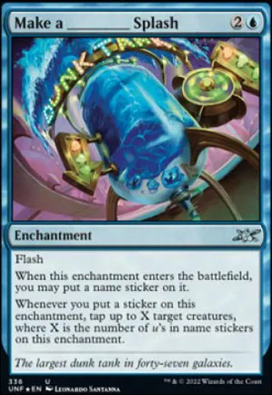 Make a ________ Splash