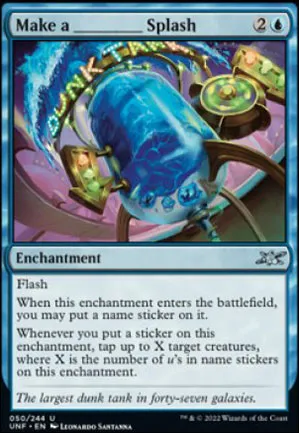 Make a ________ Splash