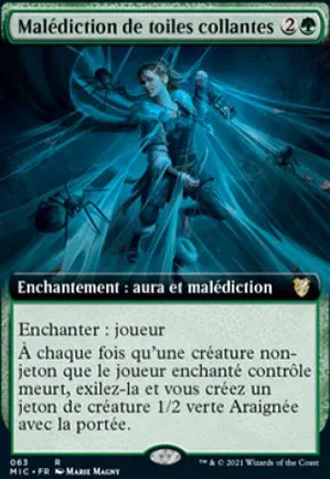 Malédiction de toiles collantes