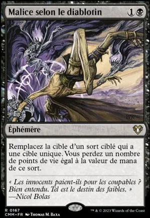 Malice selon le diablotin