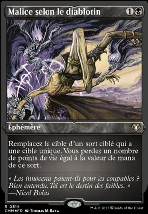 Malice selon le diablotin