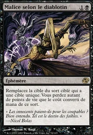 Malice selon le diablotin