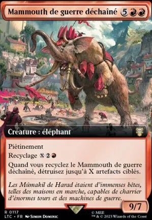 Mammouth de guerre déchaîné