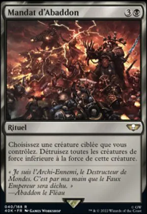 Mandat d'Abaddon