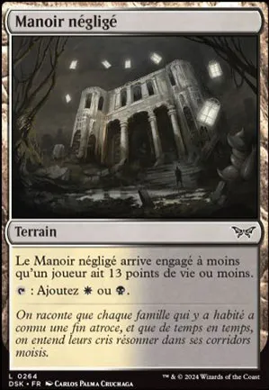 Manoir négligé