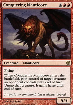 Manticore conquérante