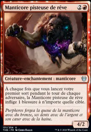 Manticore pisteuse de rêve
