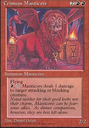 Manticore pourpre