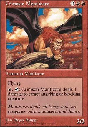 Manticore pourpre