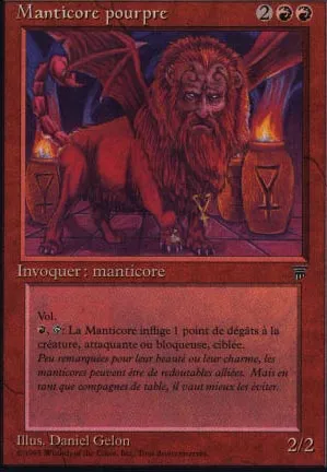 Manticore pourpre