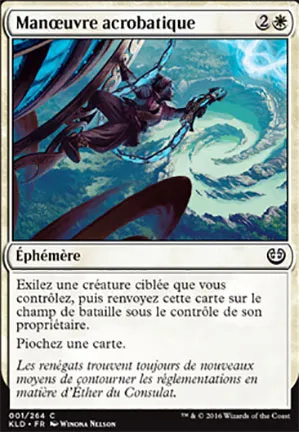 Manœuvre acrobatique
