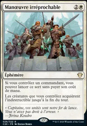 Manœuvre irréprochable