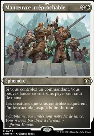 Manœuvre irréprochable