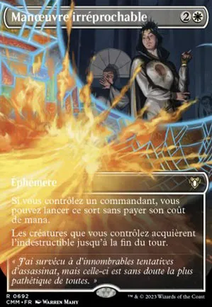 Manœuvre irréprochable