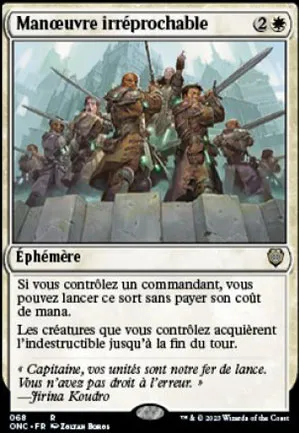 Manœuvre irréprochable