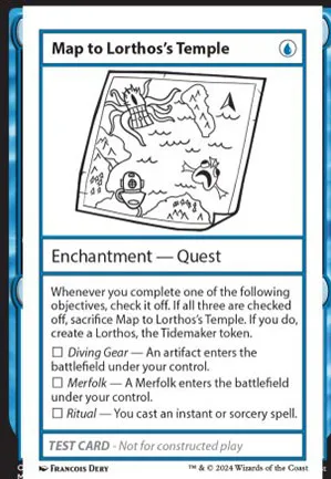 Map to Lorthos's Temple