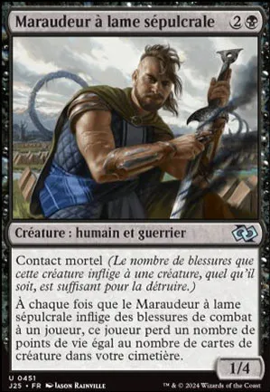 Maraudeur à lame sépulcrale
