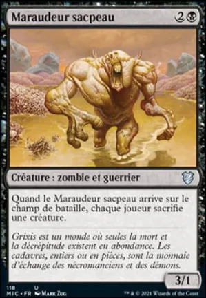 Maraudeur sacpeau