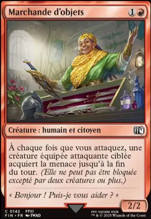 Marchande d'objets
