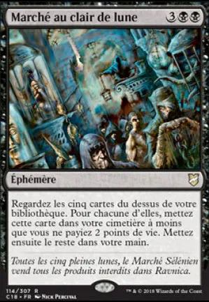 Marché au clair de lune